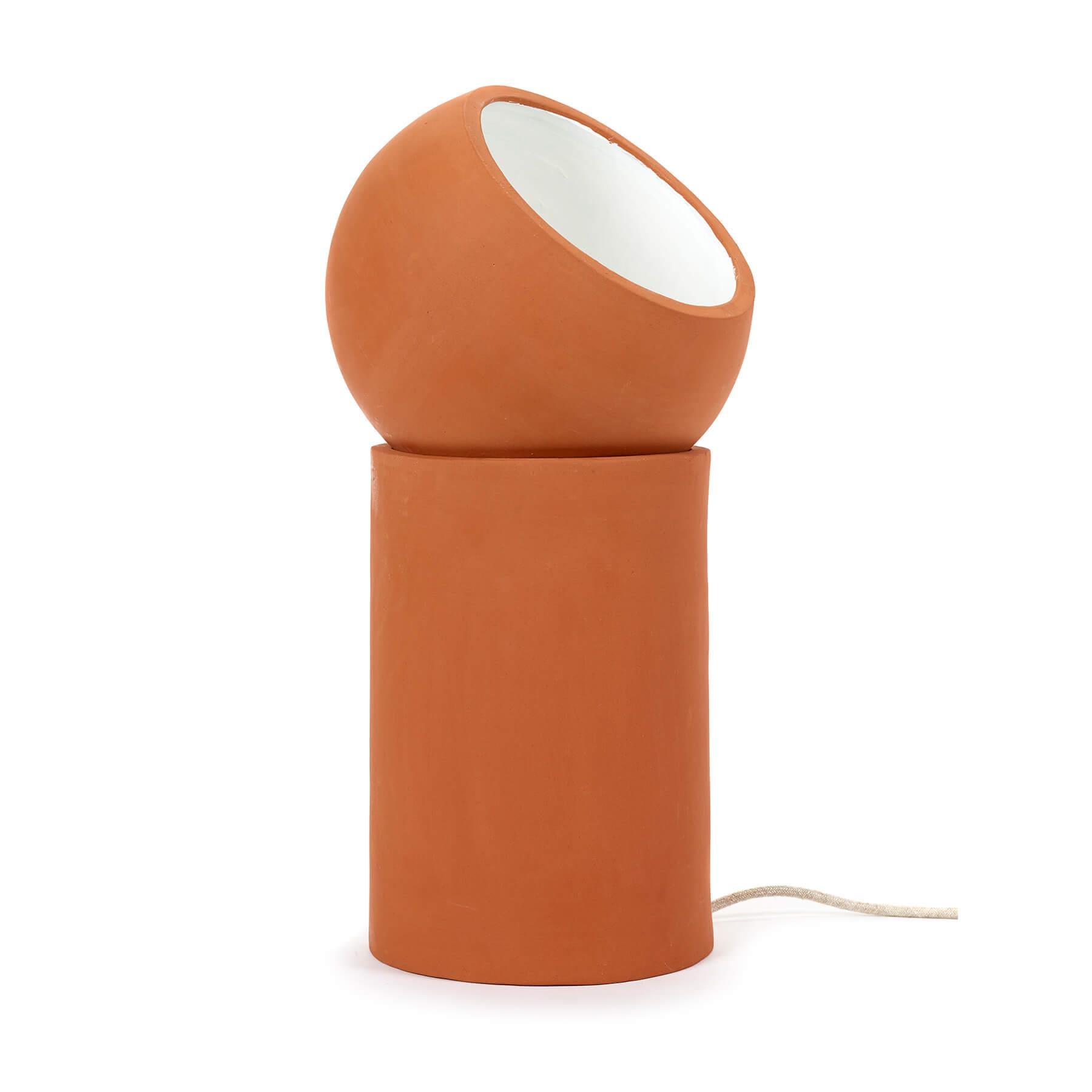 Serax Terracotta Table Floor Lamp Large Height 51cm Orange