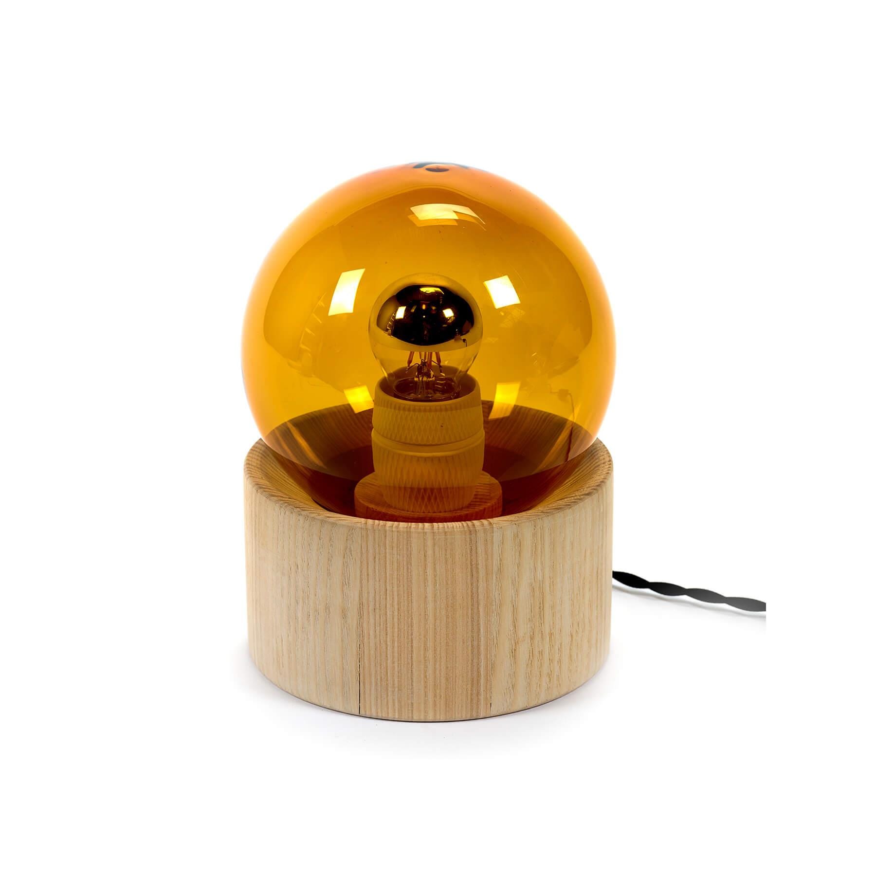 Serax Studio Simple Table Lamp Amber Orange Designer Lighting From Holloways Of Ludlow