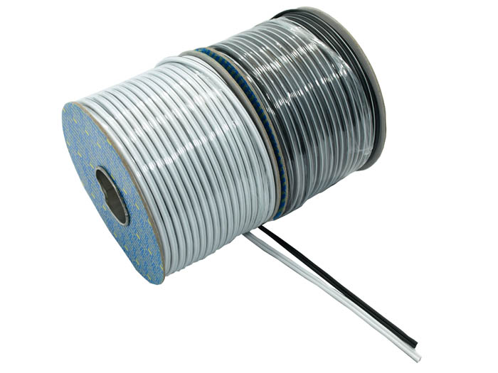 Mercury 100m White Standard Figure 8 Speaker Cable 2 x (26x 0.18mm)