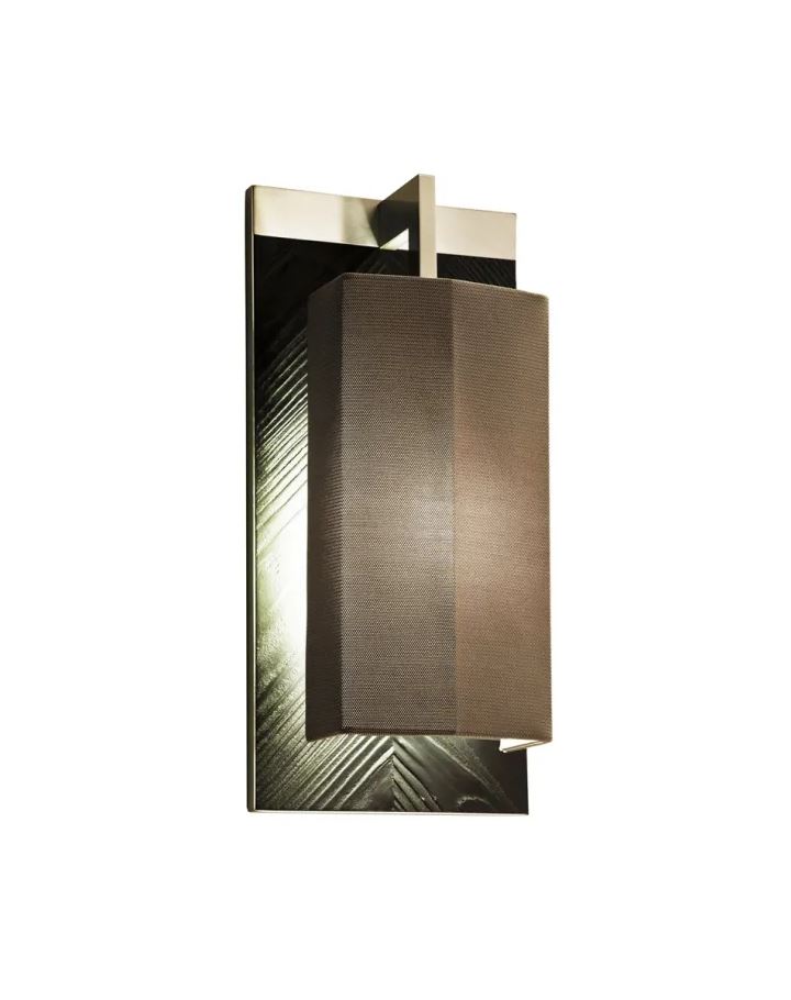 Coco Mega Outdoor Wall Light Outdoor Stainless Steel And Grey