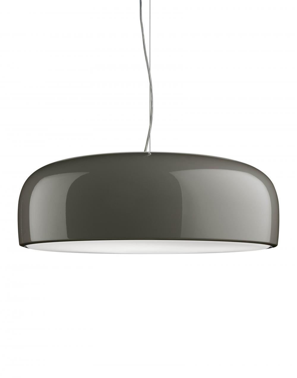 Smithfield Pendant Light Mud Grey E27 Bulb