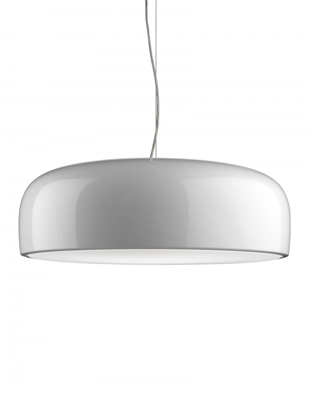 Smithfield Pendant Light White E27 Bulb