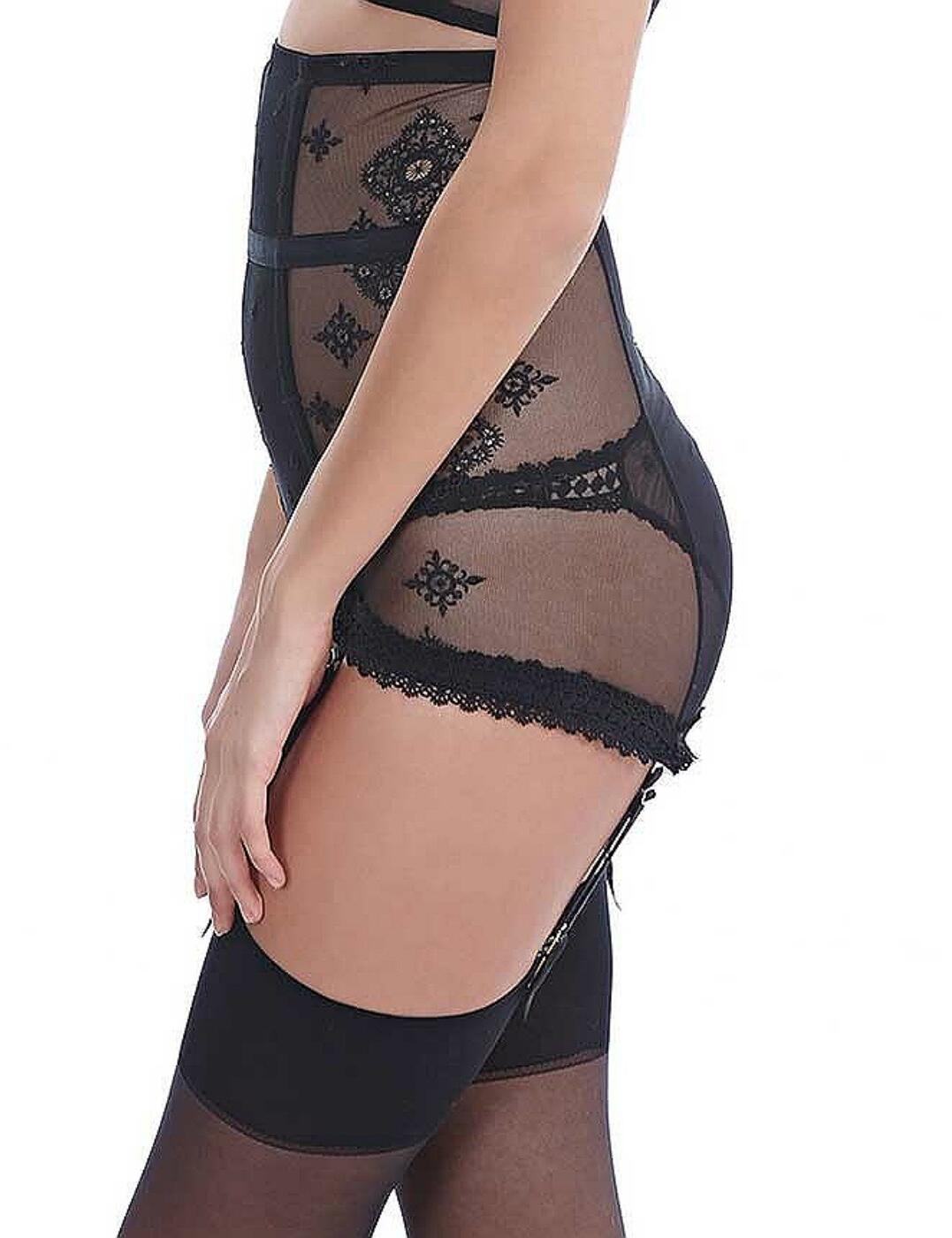 A hint of sophisticated seduction! The all new stunning 'Sensuality' range by Wacoal is everything you need in order to spice up your lingerie collection this season! Dare to seduce with intricate, feminine styling but feel at ease with a comfortable and contemporary fit and feel. This waist clincher suspender belt not only suspends stockings in style, but also gently compresses the waist, allowing for a more prominent hourglass silhouette!  Sexy and chic, feminine design Comfortable and contemporary fit and feel Gently compresses waist for a sexy shape! Confidence boosting design! Listed in UK sizes  27967-52069-629304 122008 Waist Clincher & Suspender Belt