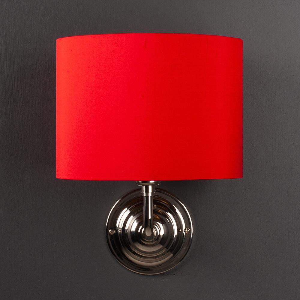 Classic Wall Light Red Nickel