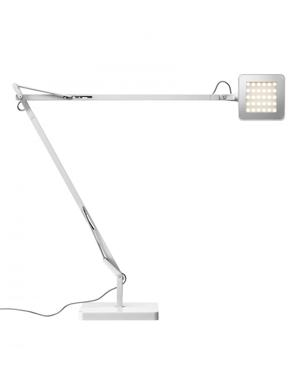 Kelvin Led Light For Table Wall Or Desk White Weighted Base