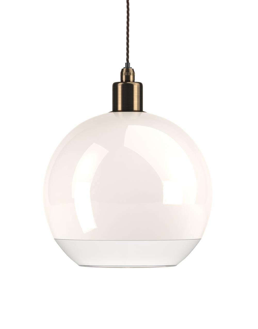 Fritz Fryer Hereford Bathroom Pendant Large White Antique Brass Bathroom Lighting White Designer Pendant Lighting