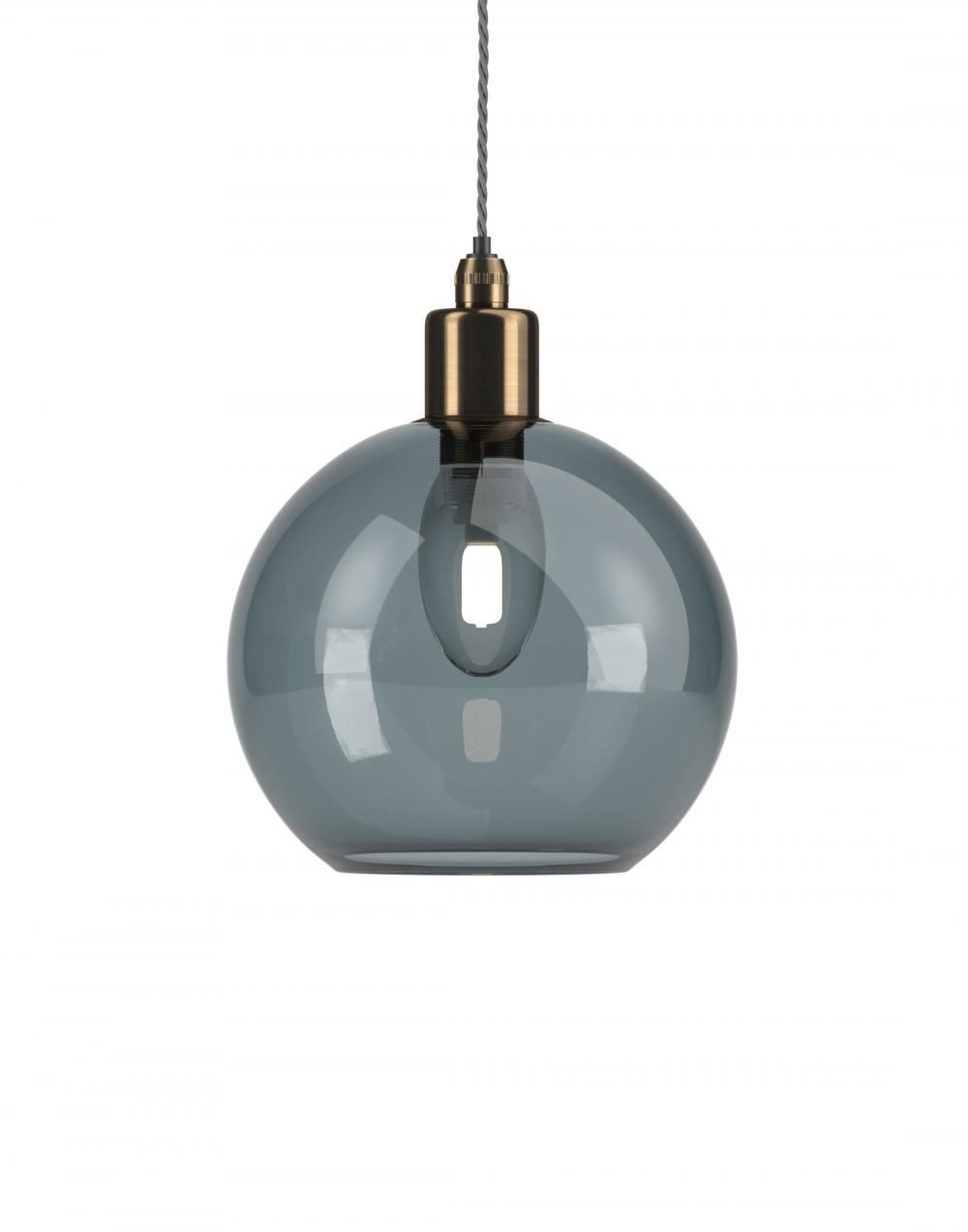 Fritz Fryer Hereford Bathroom Pendant Medium Smoked Antique Brass Bathroom Lighting Grey Designer Pendant Lighting