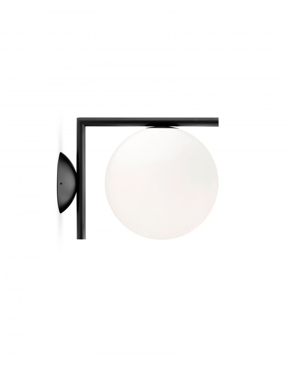 Ic Wall Ceiling Light Small Black