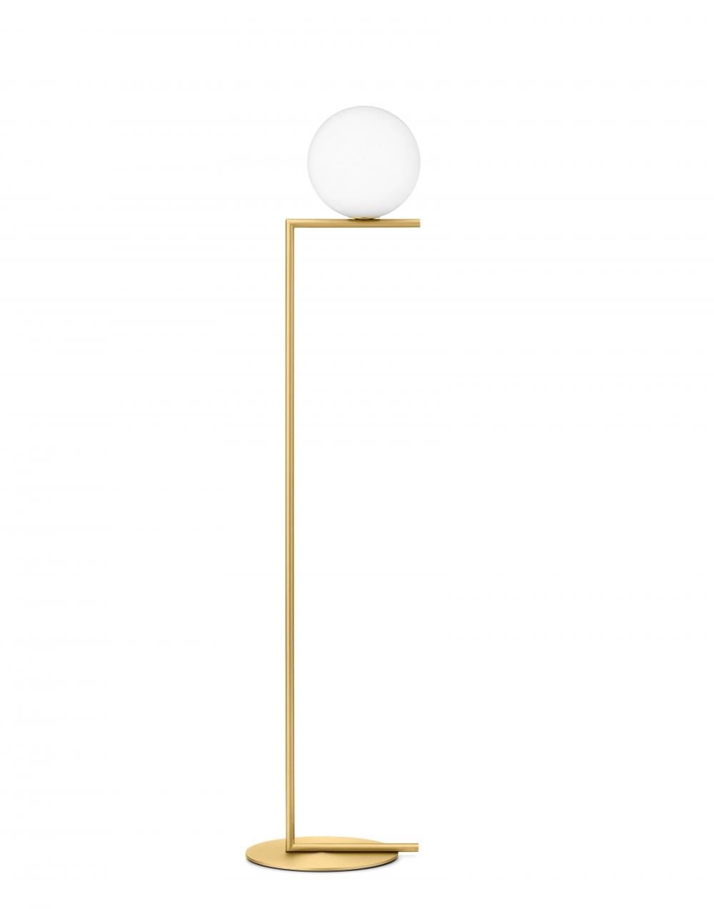 Ic Floor Light Small Brass