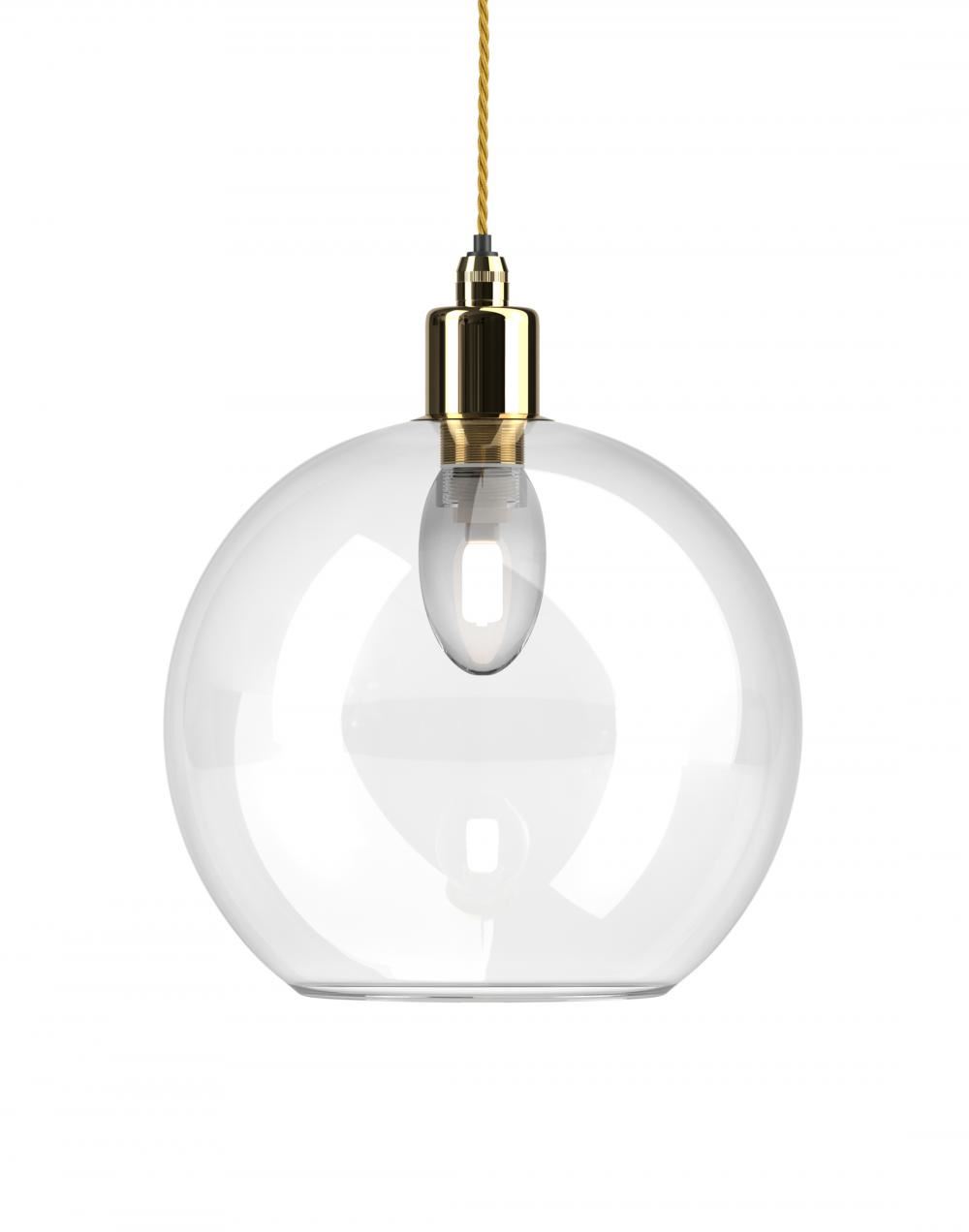 Fritz Fryer Hereford Bathroom Pendant Large Clear Polished Brass Bathroom Lighting Clear Designer Pendant Lighting