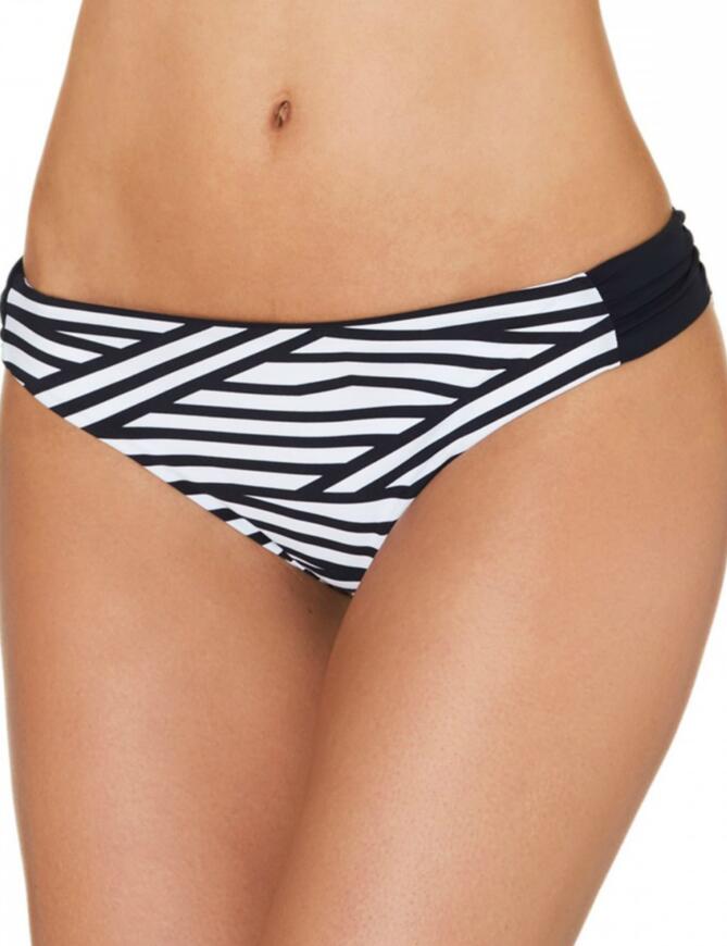 The stunning new Ocean Bow swimwear range by Aubade! This gorgeous range will have toy looking and feeling fabulous by the poolside. The brazilian bikini brief offers a comfortable fit, along with good rear coverage for modesty! The sensational bikini brief is finished in an eye-catching sailor print. This bikini brief can be paired with matching items, making it perfect for your swimwear collection!   Chic and elegant design Good rear coverage  Comfortable fit Attractive sailor print Composition:- 72% Polyamide &pipe; 28% Elastane  Listed in UK sizes  35932-65981-887846 ER22 Mini Bikini Brief