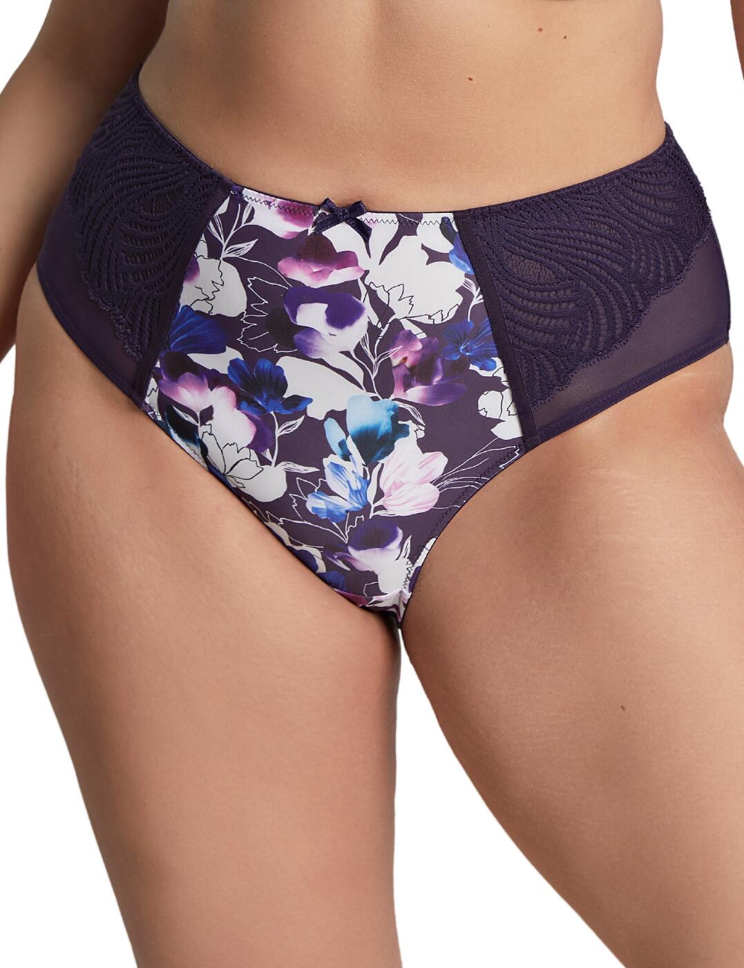 The Arianna collection from Sculptresse by Panache is the perfect feminine addition to your lingerie drawer. Boasting a stunning floral print that is sure to brighten your mood. A gorgeous blend of graphic lace and sheer mesh adds an alluring finish to this design. The cheeky rear coverage showcases your curves and the sheer rear adds to the seductive look.  Flirty sheer mesh Cheeky rear coverage Vibrant design Country of origin: China Composition: 62% Polyamide &pipe; 17% Polyester &pipe;15% Elastane &pipe; 6% Cotton Listed in UK sizes  56079-99631-1293030 10272 Brief