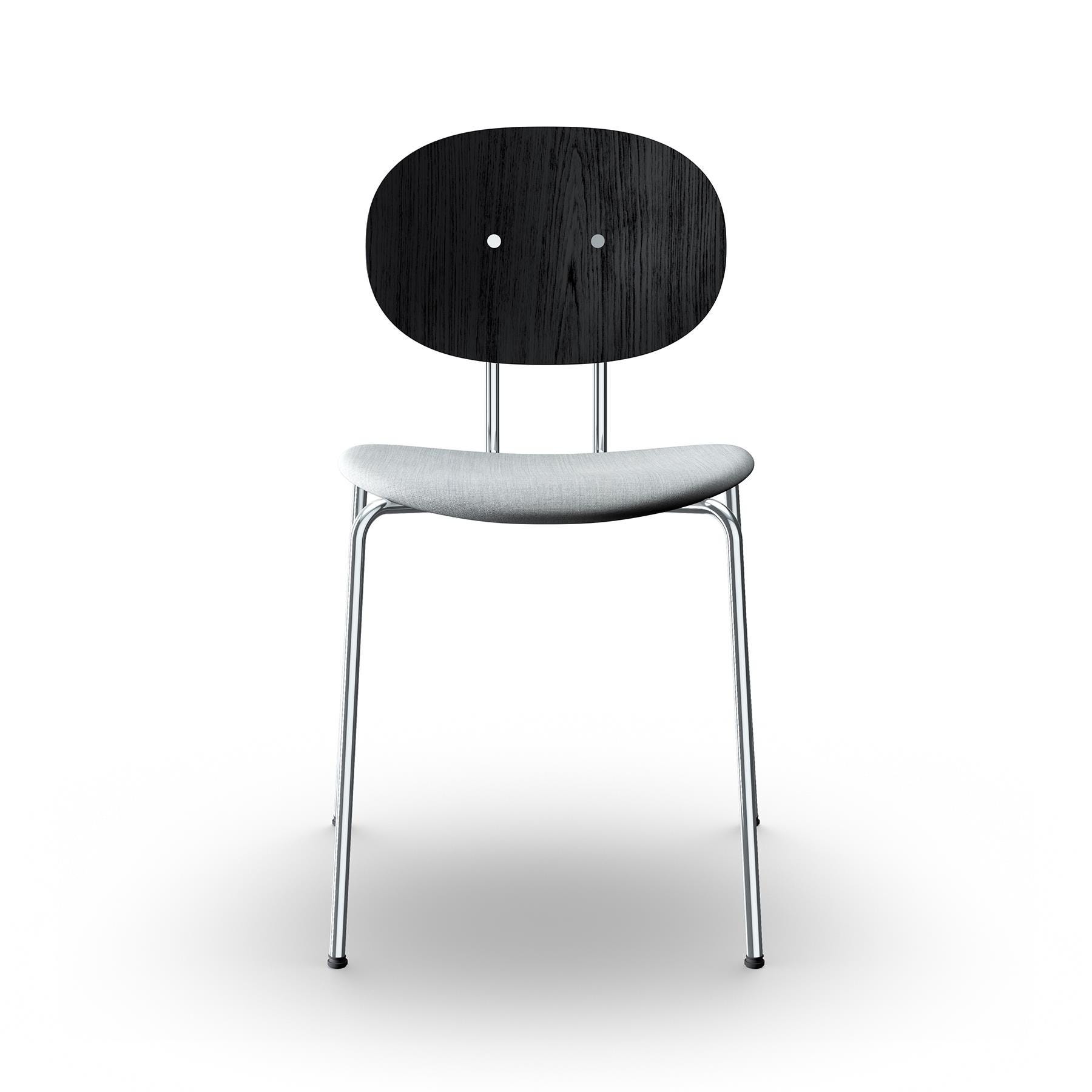Sibast Piet Hein Dining Chair Chrome Black Oak Remix 123 Grey Designer Furniture From Holloways Of Ludlow