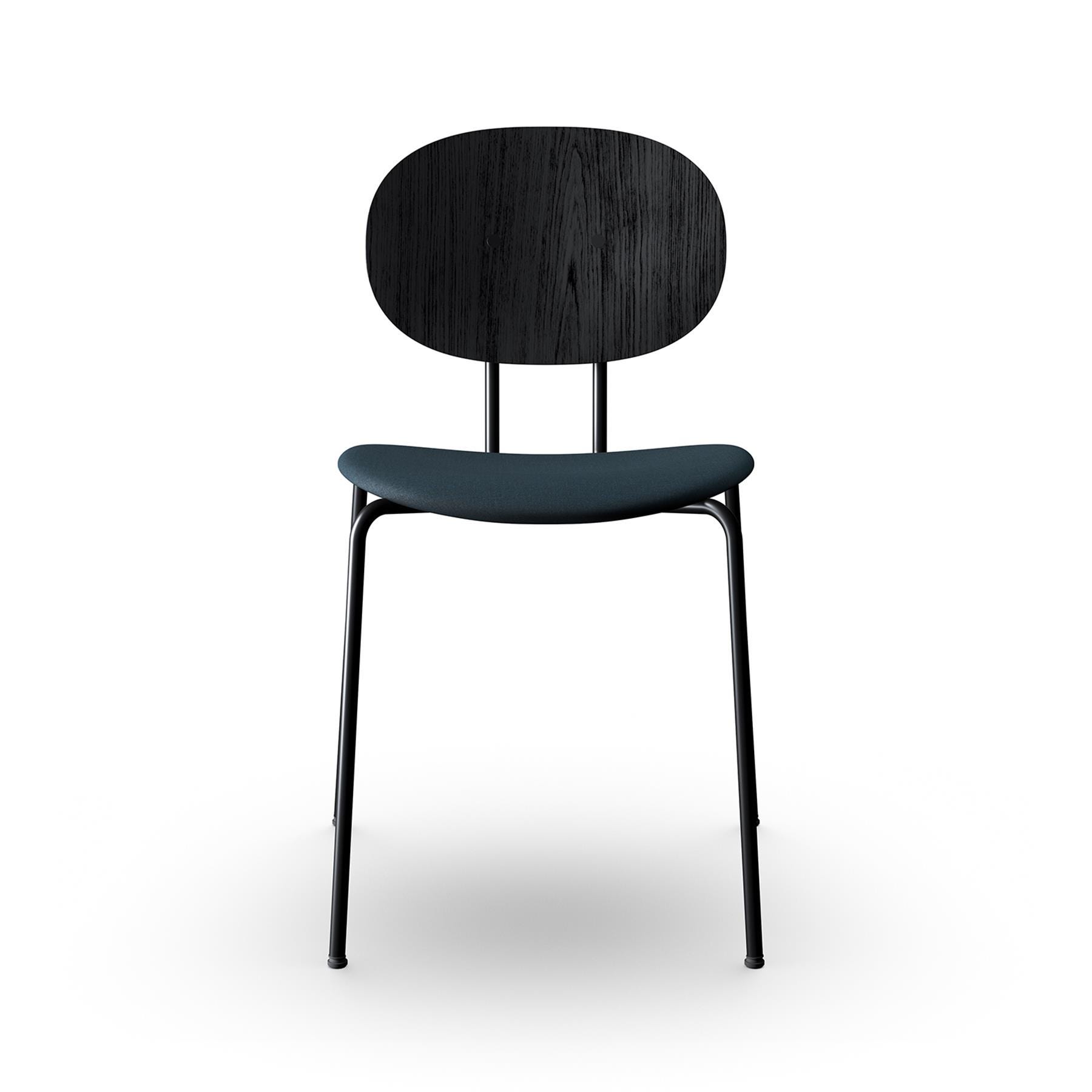 Sibast Piet Hein Dining Chair Black Steel Black Oak Remix 873 Designer Furniture From Holloways Of Ludlow