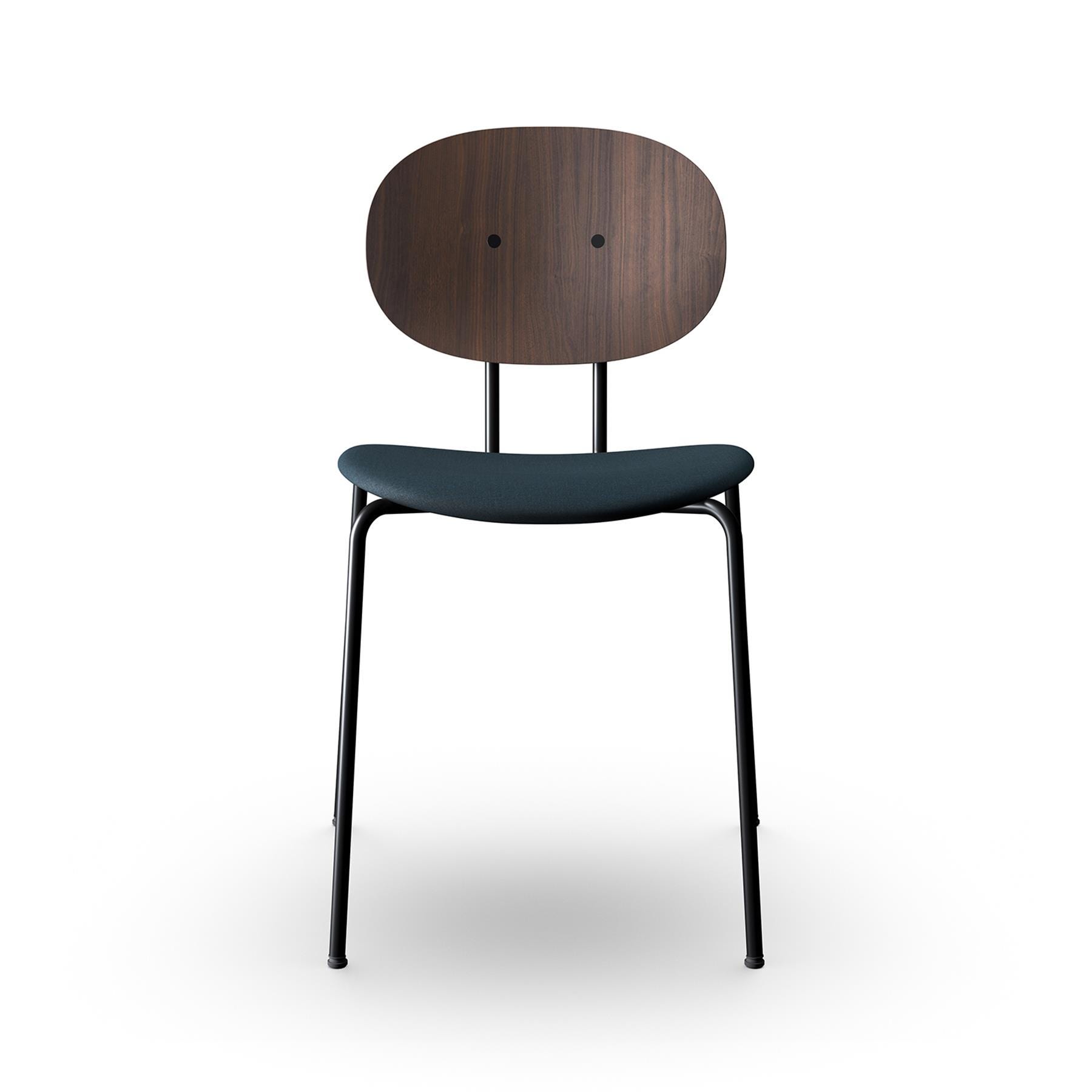 Sibast Piet Hein Dining Chair Black Steel Walnut Remix 873 Designer Furniture From Holloways Of Ludlow