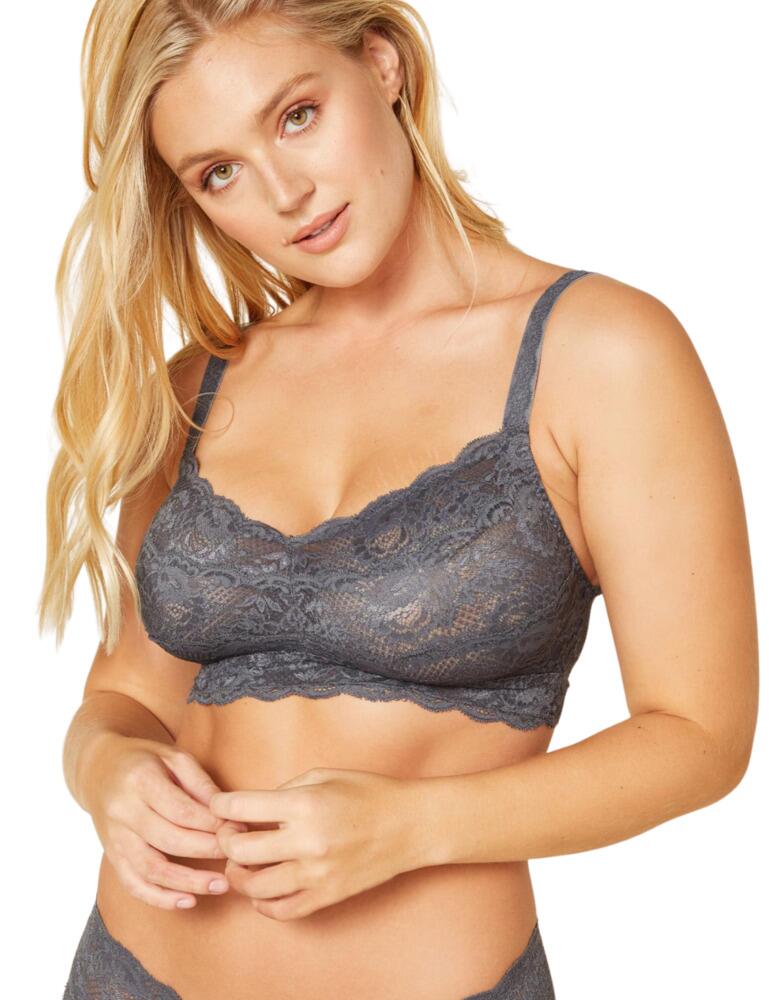 Adore your curves in this gorgeous Never Say Never Curvy Sweetie soft bra from Cosabella. This bra is designed for the bustier woman starting from a DD cup. Get the perfect fit with the adjustable straps which are wider than normal for even more comfort. The elasticated band ensures maximum support and when paired with the power mesh lining make an ultimate everyday bra. Finished off with soft, stretch non-sheer scalloped lace this bra is the most beautiful addition to your lingerie collection. The pull over design guarantees comfort throughout the day.  Designed for bustier women Adjustable wide straps Elasticated band Power mesh lining Soft stretch lace Pullover design Wireless Size XS fits 30DD &pipe; 30E &pipe; 32DD &pipe; 32E Size S fits 32DD &pipe; 32E &pipe; 34DD &pipe; 34E Size M fits 34DD &pipe; 34E &pipe; 36DD &pipe; 36E Size L fits 36E &pipe; 36F &pipe; 38E &pipe; 38F Size XL fits 38F &pipe; 38FF &pipe; 40F &pipe; 40FF Composition: Lace: 93% Polyamide &pipe; 7% Elastane Composition: Lining: 83% Polyamide &pipe; 17% Elastane Listed in UK sizes  49999-90472-1194080 NEVER1310 Sweetie Soft Bra