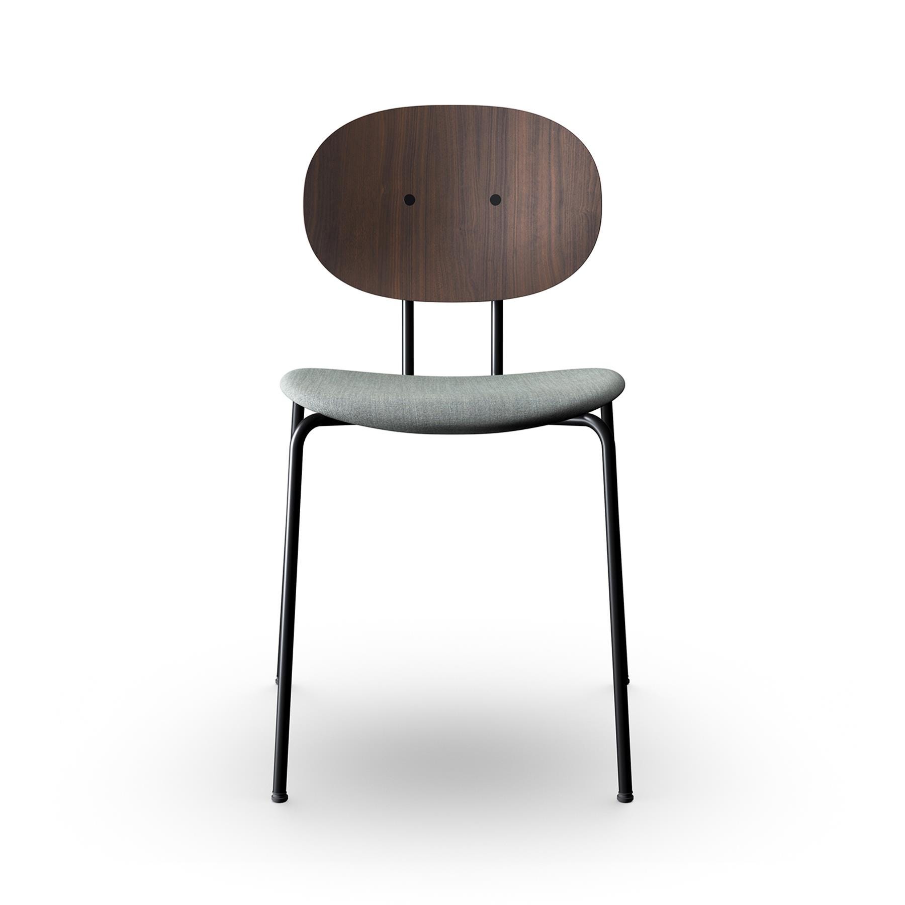 Sibast Piet Hein Dining Chair Black Steel Walnut Remix 133 Grey Designer Furniture From Holloways Of Ludlow