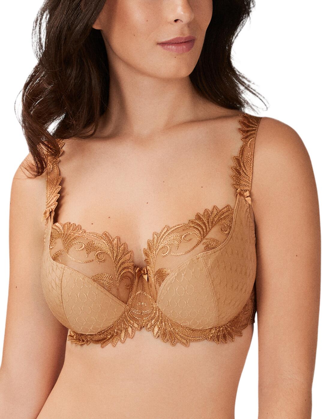 Spice up your lingerie drawer with Empreinte's Thalia low cut bra! This piece features gorgeous embroidered detailing on the upper cups to give a truly elegant look to this bra. Non-padded and underwired, this bra will provide a lifted and supported look to the bust whilst still maintaining a natural feel, very sexy! Boasts embroidery on the straps for a splash of luxury. Offers fully adjustable straps that mean you can tailor the fit of this piece to your own preference. Features a low-cut neckline that enhances and showcases your curves giving you the silhouette of your dreams. Fastened at the back with a traditional hook and eye closure that will leave you feeling secure and comfortable all day.  Non-padded Feminine embroidery Mini bows Hook and eye closure Low-cut neckline Supportive underwire Adjustable straps Country of origin: Morocco Composition: 53% Polyamide &pipe; 28% Polyester &pipe; 19% Elastane Listed in UK sizes  56123-99683-1295386 1856 Plunge Bra