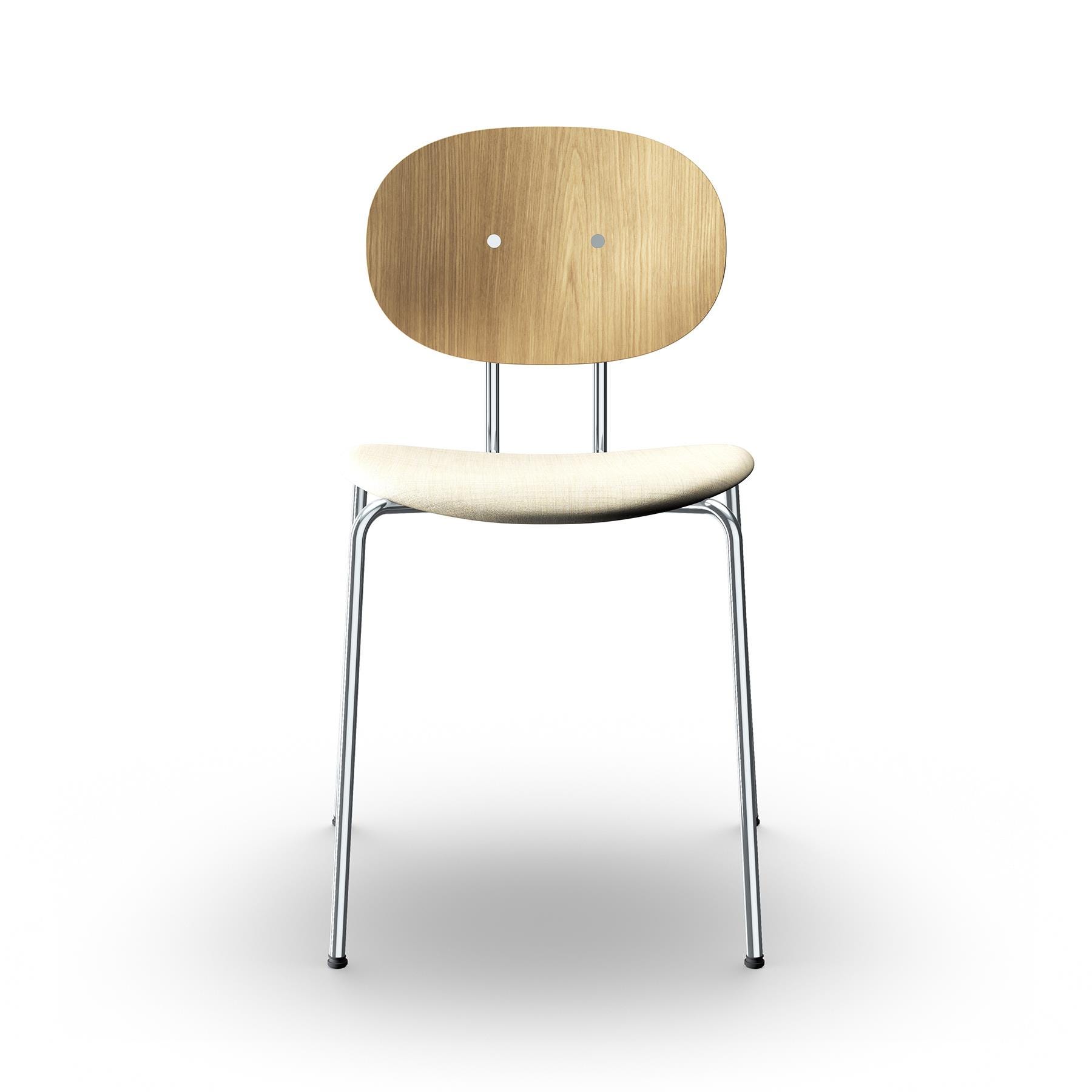 Sibast Piet Hein Dining Chair Chrome White Oiled Oak Remix 223 Cream Designer Furniture From Holloways Of Ludlow