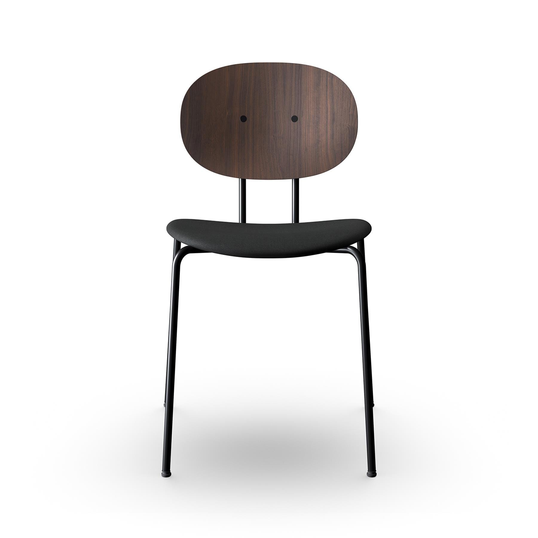 Sibast Piet Hein Dining Chair Black Steel Walnut Remix 383 Designer Furniture From Holloways Of Ludlow