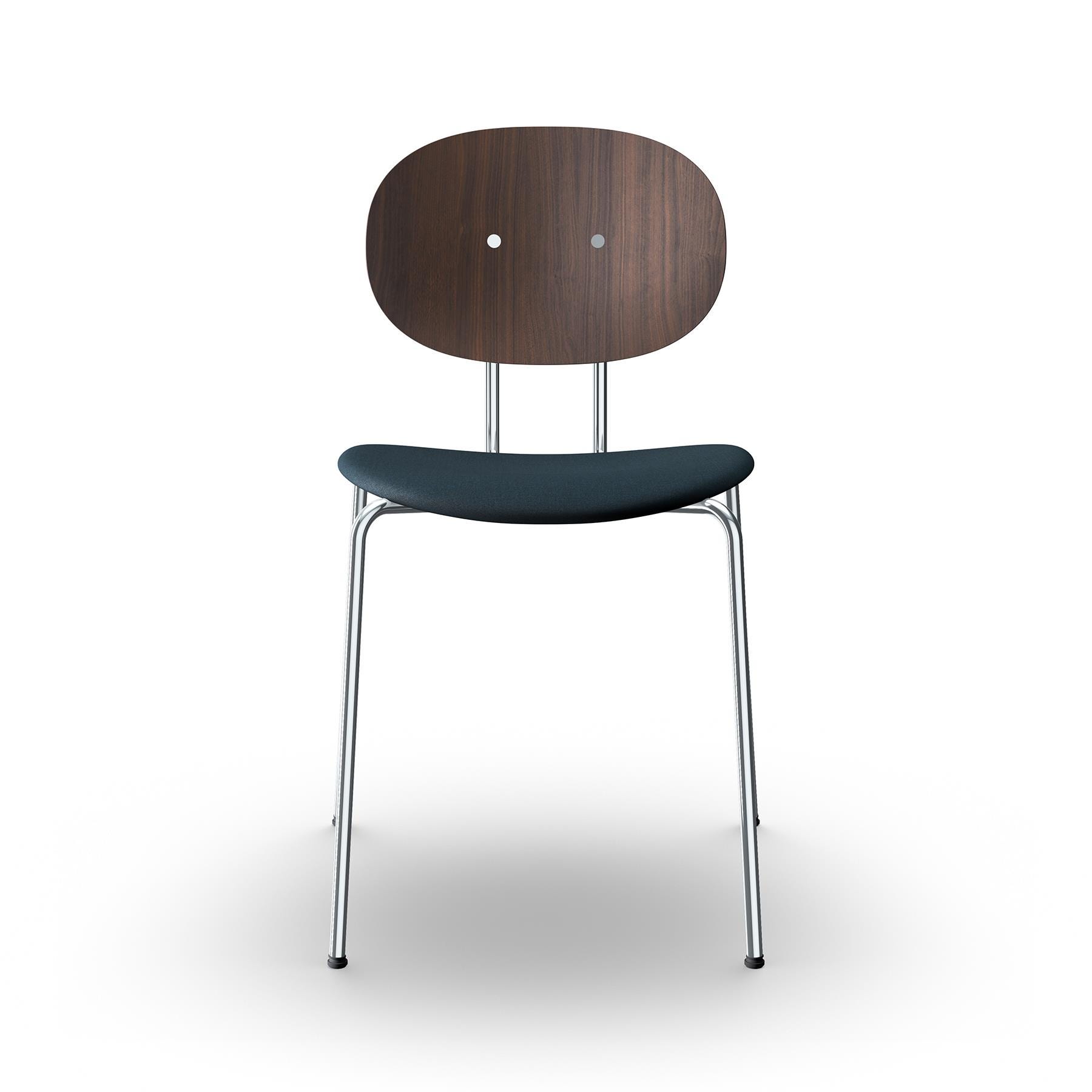 Sibast Piet Hein Dining Chair Chrome Walnut Remix 873 Black Designer Furniture From Holloways Of Ludlow