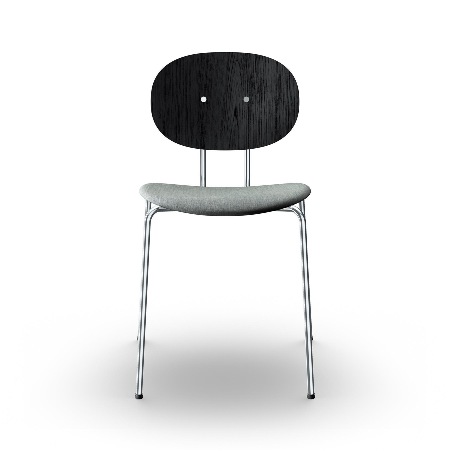 Sibast Piet Hein Dining Chair Chrome Black Oak Remix 133 Grey Designer Furniture From Holloways Of Ludlow