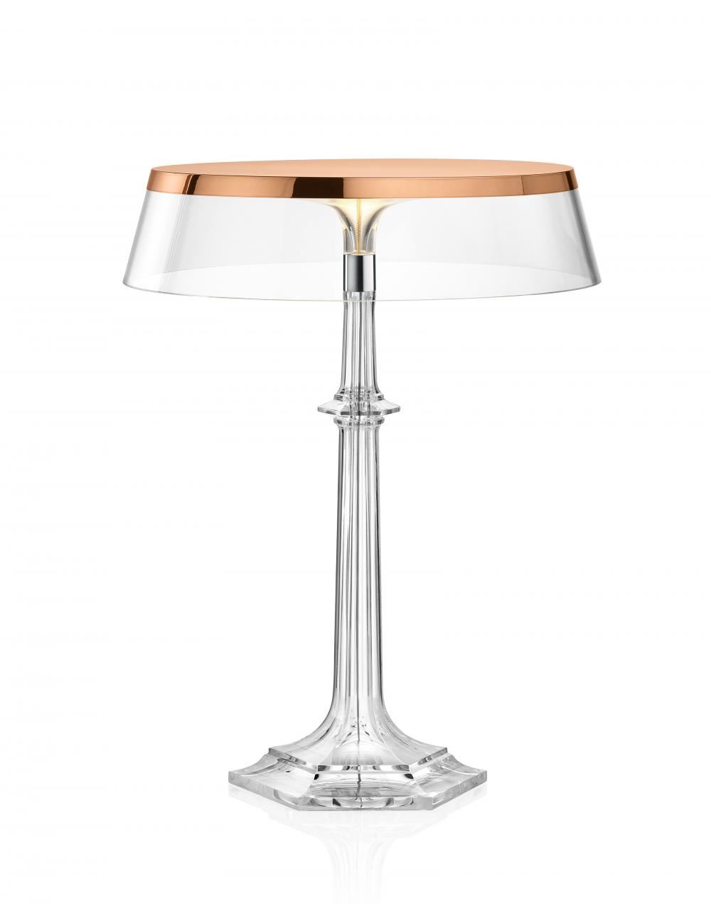 Bon Jour Versailles Table Light Copper Transparent Crown