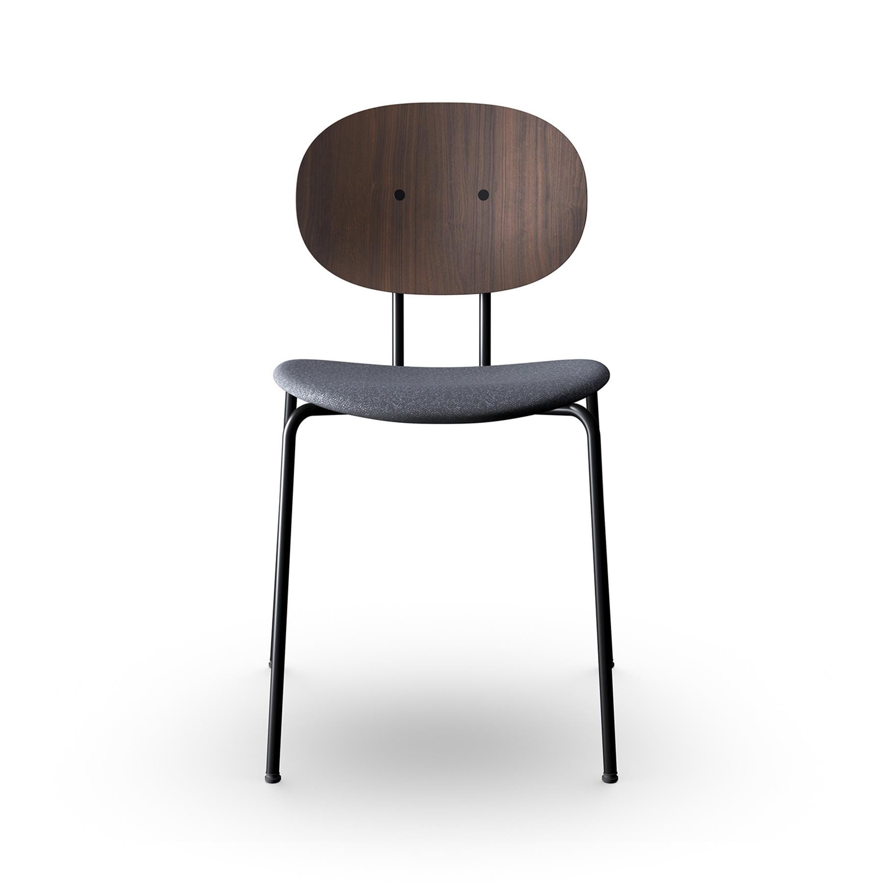 Sibast Piet Hein Dining Chair Black Steel Walnut Hallingdal 180 Designer Furniture From Holloways Of Ludlow