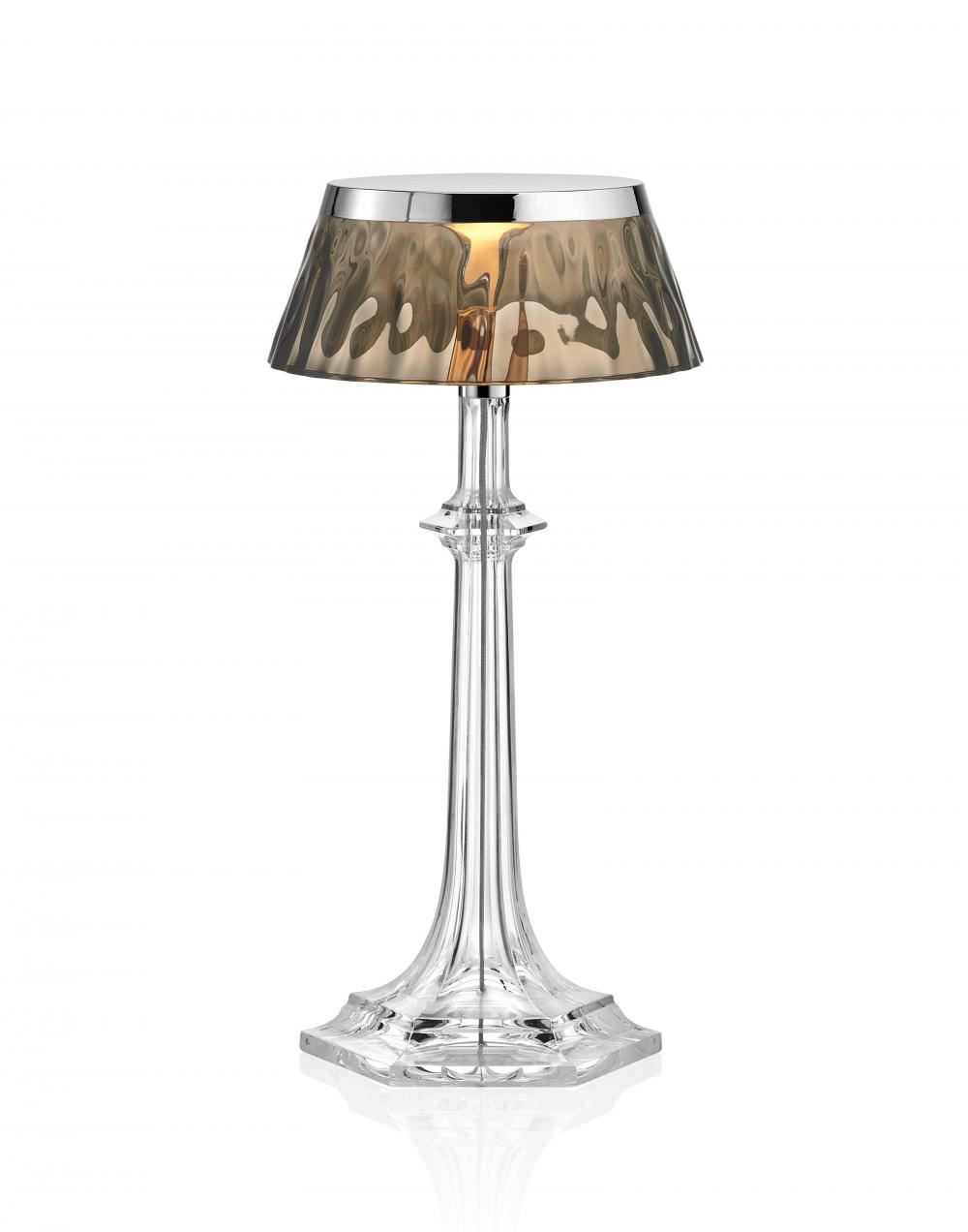 Bon Jour Versailles Table Light Small Chrome Smoked