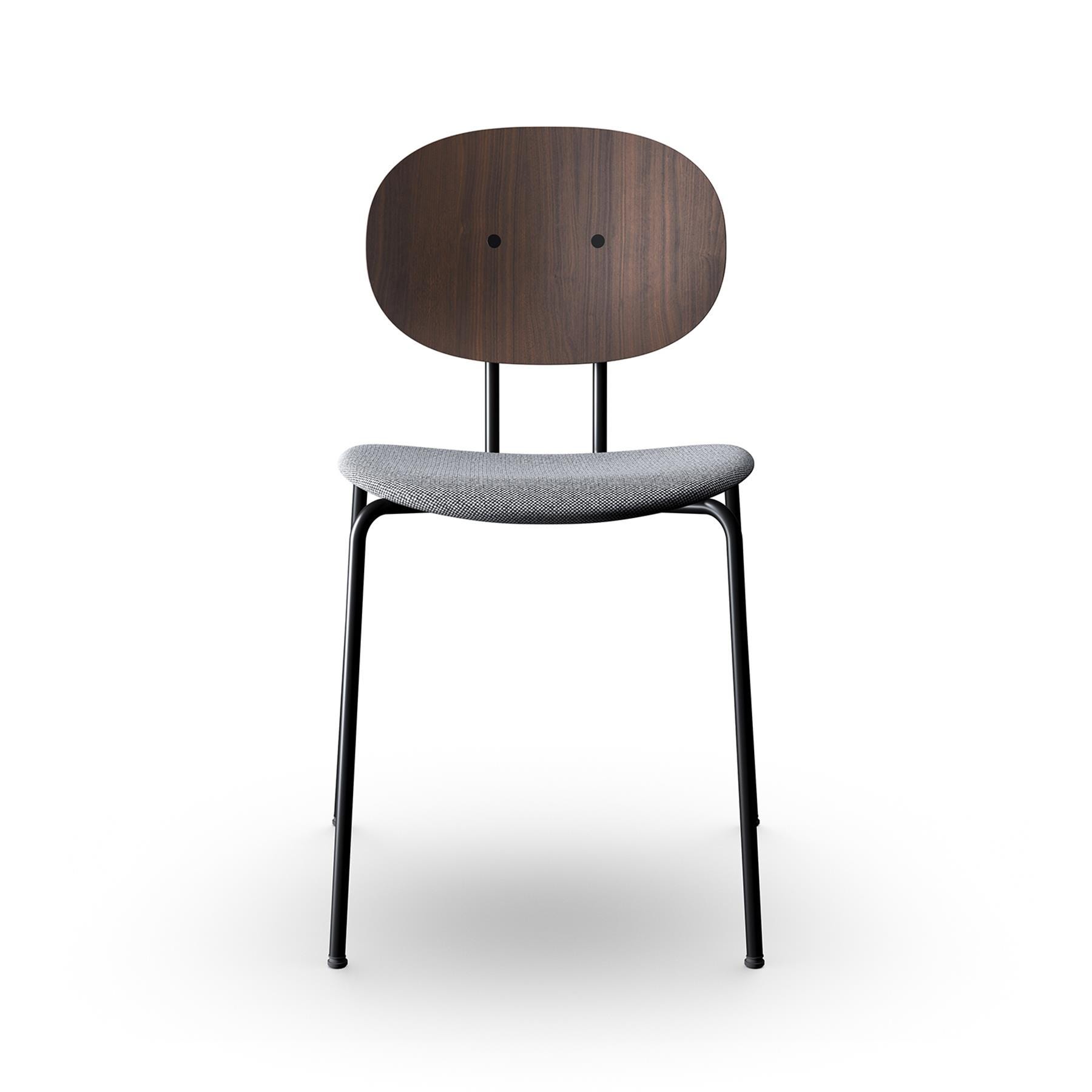 Sibast Piet Hein Dining Chair Black Steel Walnut Hallingdal 166 Grey Designer Furniture From Holloways Of Ludlow