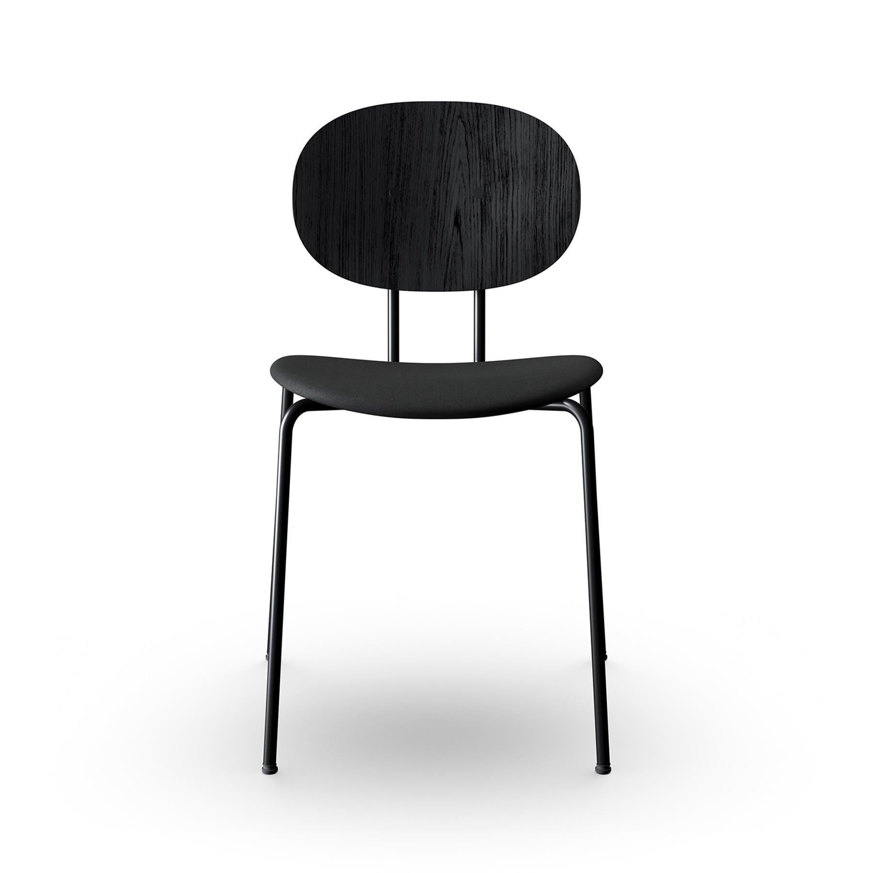 Sibast Piet Hein Dining Chair Black Steel Black Oak Remix 383 Designer Furniture From Holloways Of Ludlow