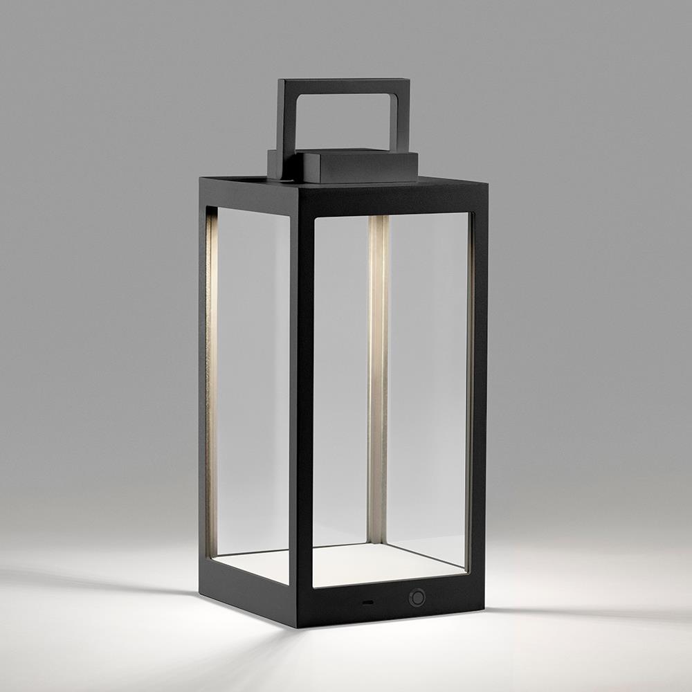 Lantern Outdoor Table Light Large Black