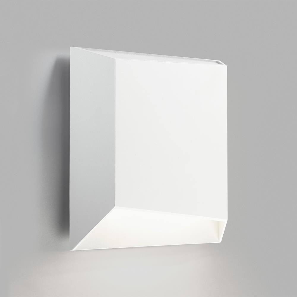 Facet Outdoor Wall Light Large White