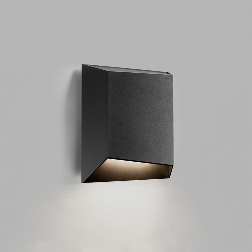 Facet Outdoor Wall Light Small Black