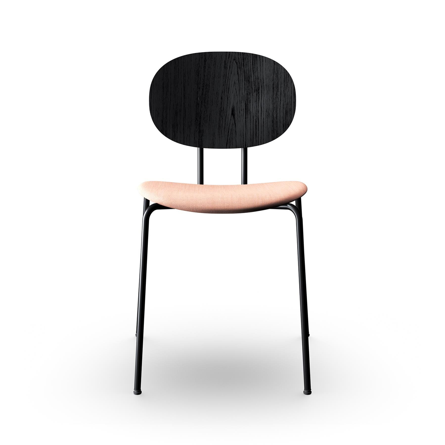 Sibast Piet Hein Dining Chair Black Steel Black Oak Remix 612 Pink Designer Furniture From Holloways Of Ludlow