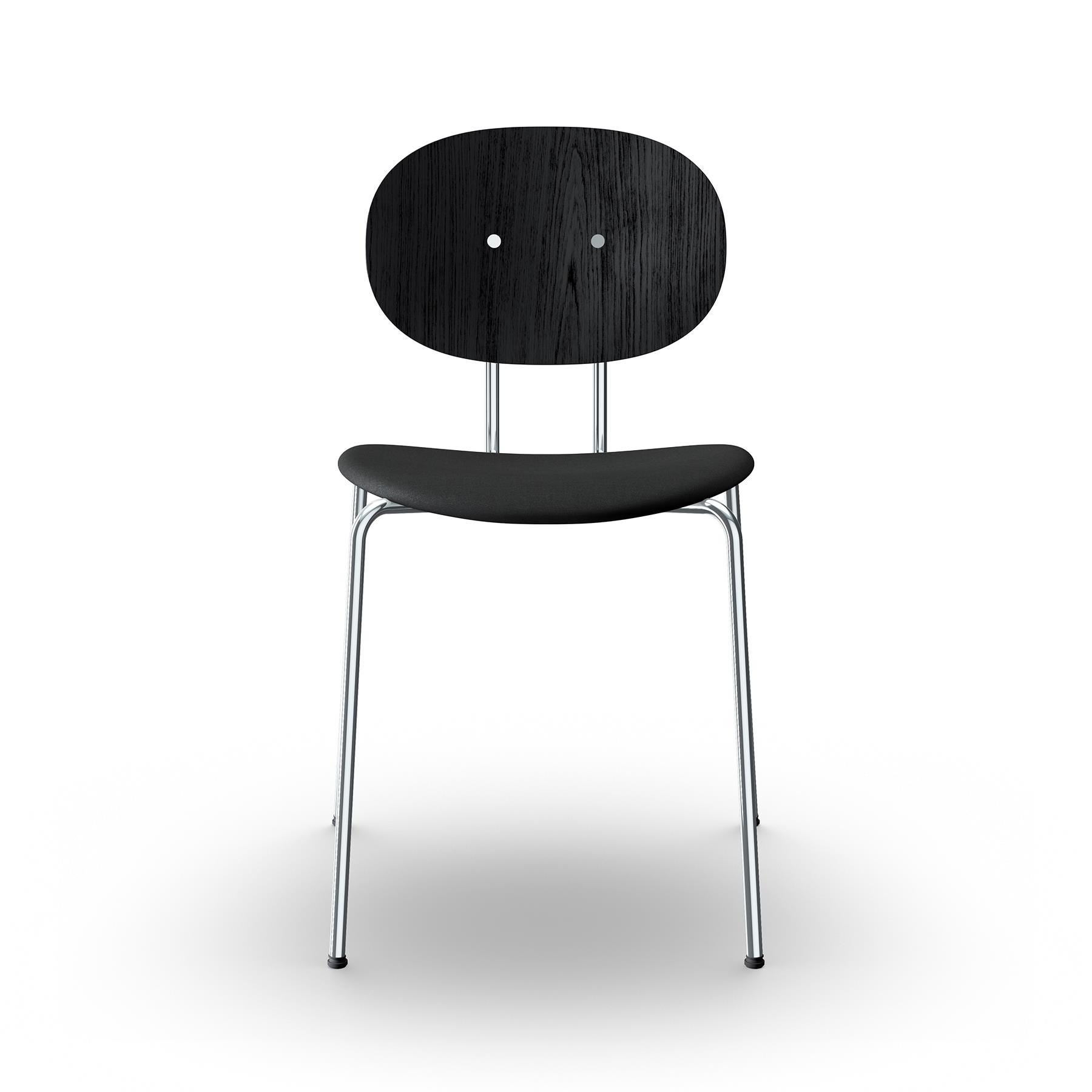 Sibast Piet Hein Dining Chair Chrome Black Oak Remix 383 Designer Furniture From Holloways Of Ludlow
