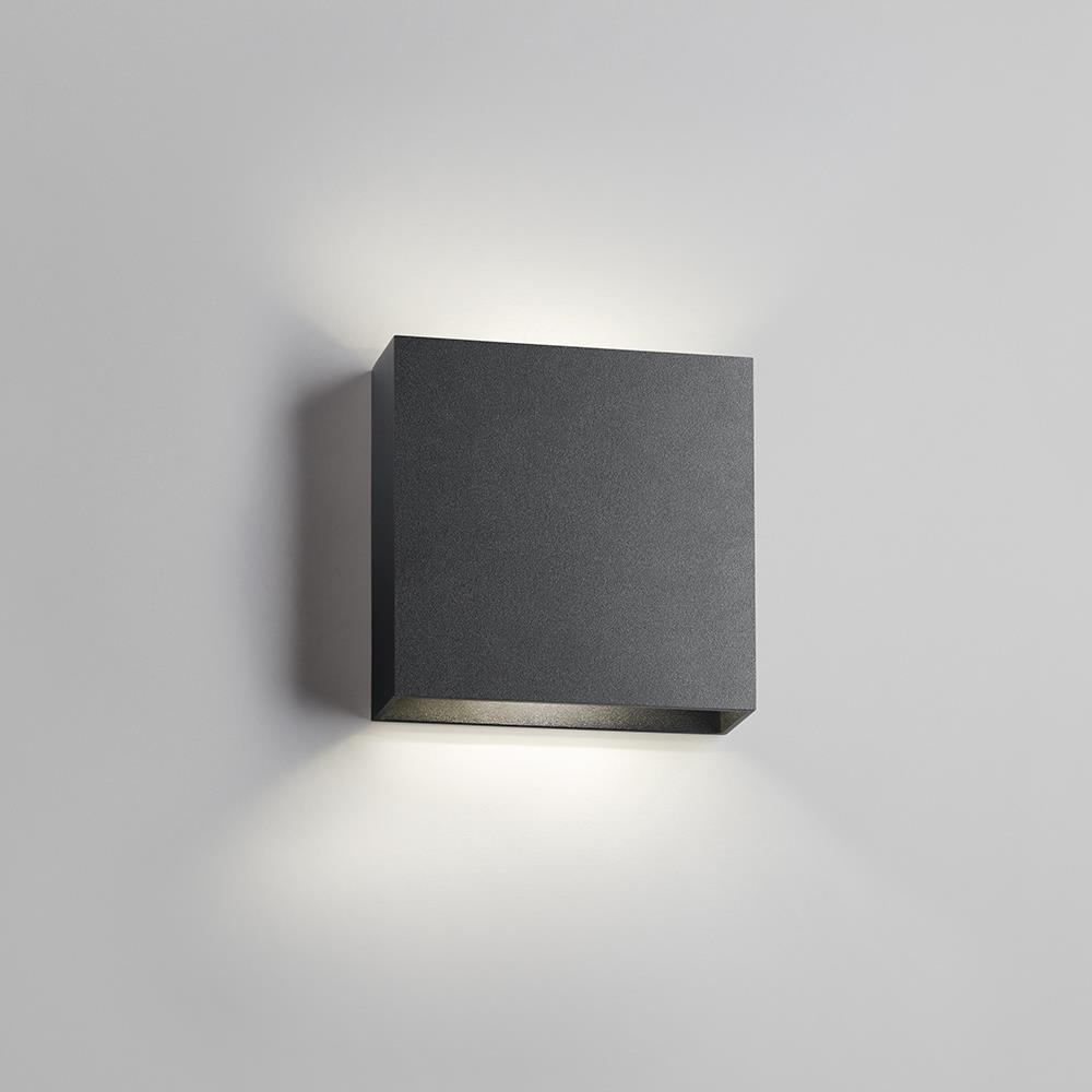 Compact Up And Down Wall Light Small Black