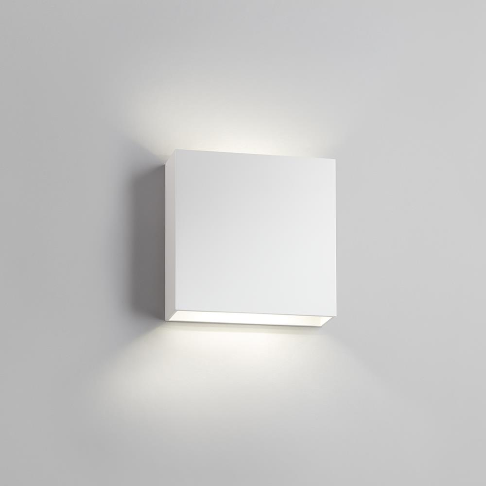 Compact Up And Down Wall Light Small White