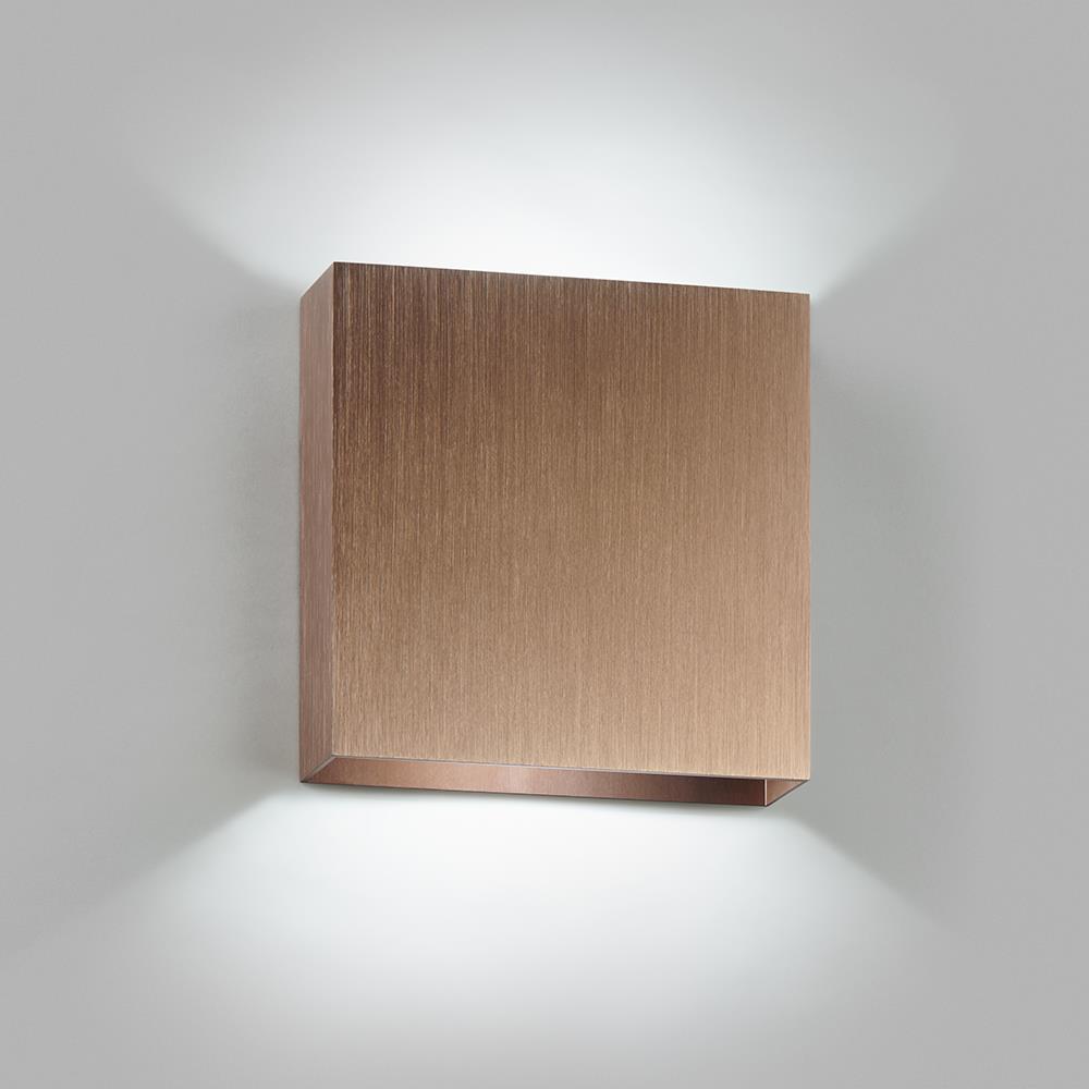 Compact Up And Down Wall Light Medium Rose Gold