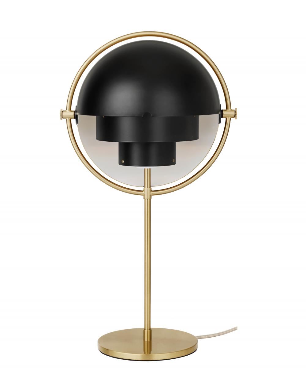 Multilite Table Lamp Black Brass