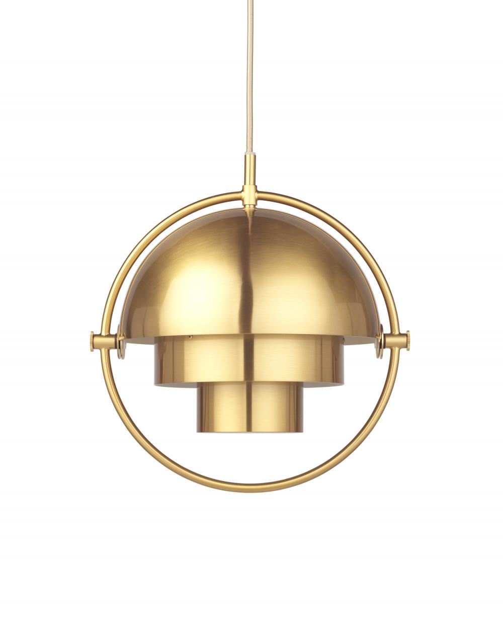 Multilite Pendant Light Small All Brass