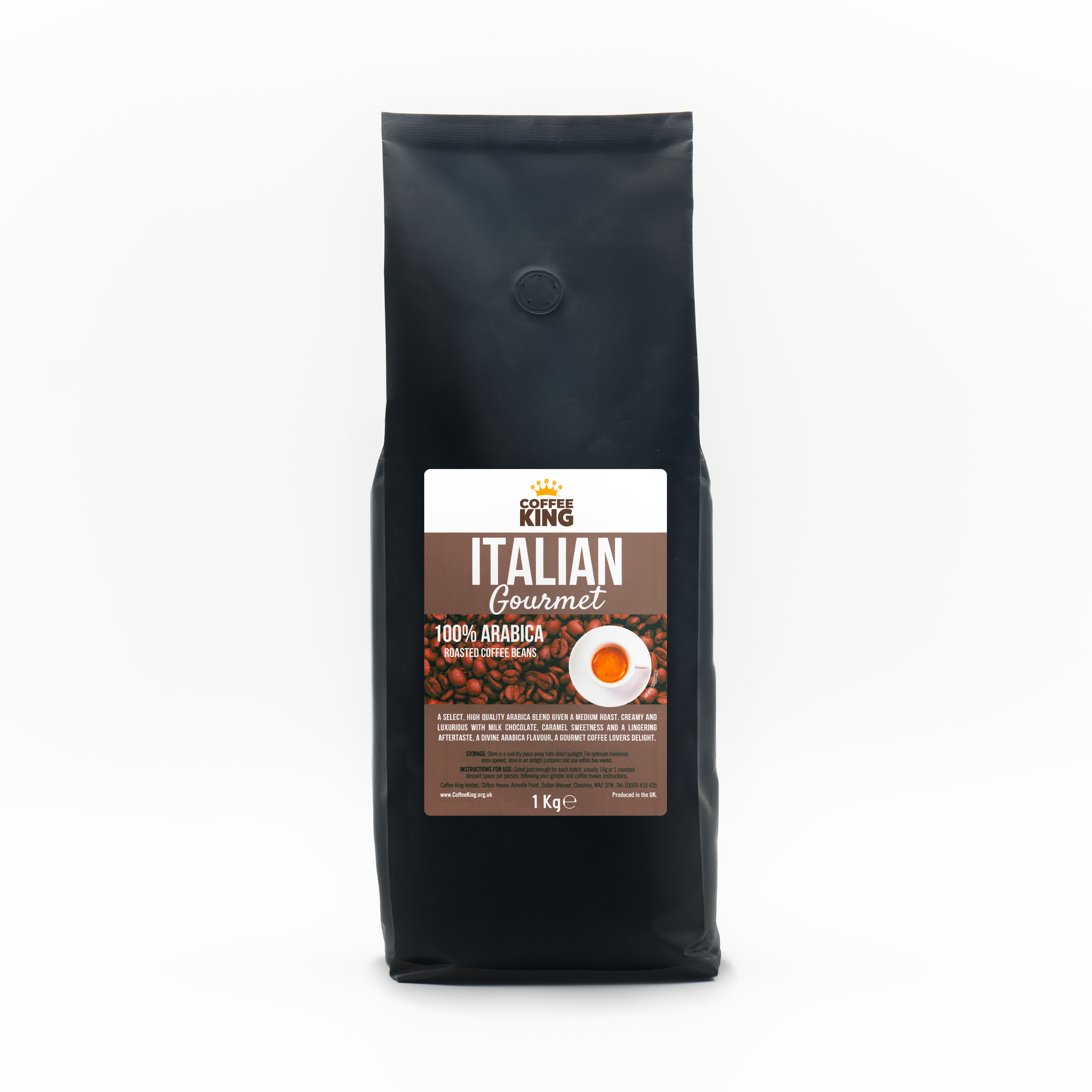 Add Italian Gourmet Coffee Beans - 1kg