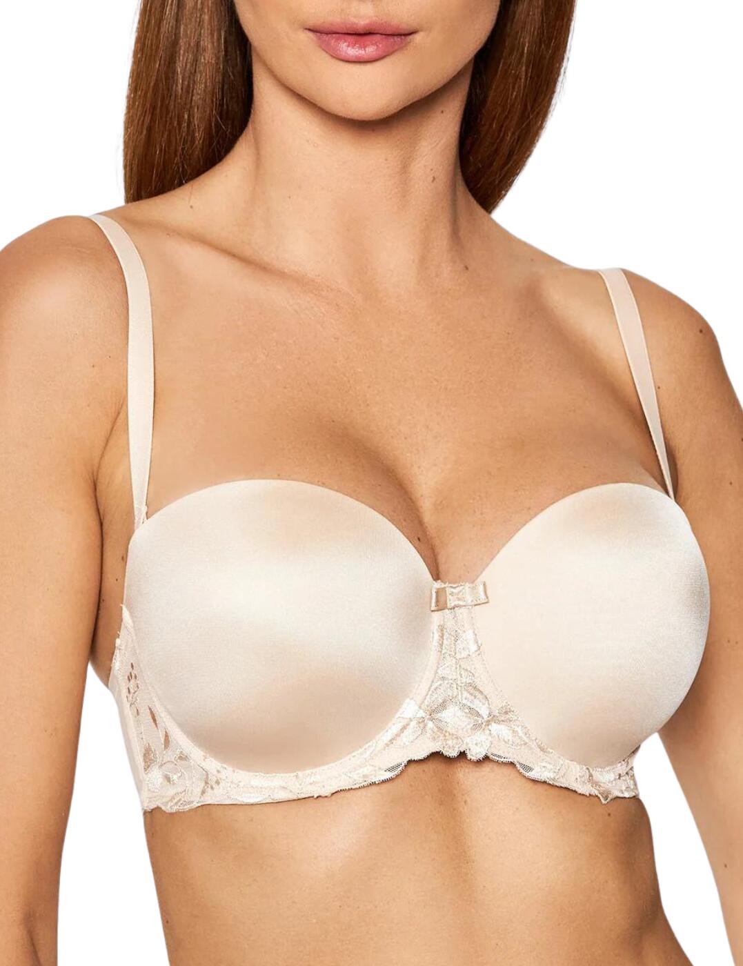 Feel stunning with this everyday essential! This balcony bra from Triumph's Sexy Angel Spotlight collection elevates a classic staple to new heights. Featuring a comfortable fit that enhances your natural curves this piece boasts underwiring and a moulded cup that flatters your beautiful bust. This balcony bra is adorned with delicate floral lace giving this piece a fresh and gorgeous finish that your lingerie drawer needs. Offers fully adjustable shoulder straps that can be worn multi-way making this piece a versatile favourite. Secured at the back with a traditional hook and eye closure to enable you to have a fit that you can tailor to your own preference.  A total staple! Embroidered detailing to give a luxe edge Hook and eye closure Balcony neckline, so feminine Underwired Fully adjustable shoulder straps Multi-way straps for a versatile fit Country of origin: China Composition: 54% Polyester &pipe; 36% Polyamide &pipe; 10% Elastane Listed in UK sizes  56541-100311-1301165 10186093 (00NZ) Balcony Bra