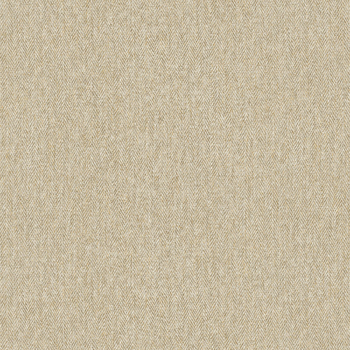 Crown Wallpapers Harris Tweed Herringbone Plain Cream Wallpaper Luxury Fabric Effect, Cream