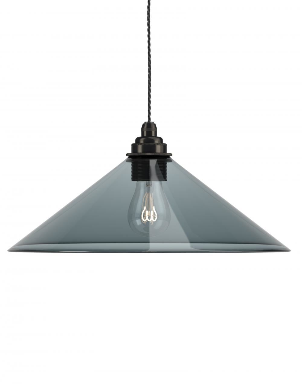 Fritz Fryer Hay Pendant Xl Smoked Bronze Grey Designer Pendant Lighting