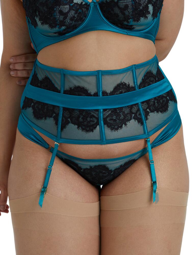 Playful Promises is iconic for its luxury erotic lingerie and the Anneliese collection adds a youthful bondage style to its timeless designs. This waspie has the ultimate luxurious sexy style with premium lace detailing on the sheer mesh that seductively shows a hint of skin. The corset-style boning and added satin band cinch the waist for an enhanced curvy silhouette. Wear with the detachable suspender straps or as a stand-alone waspie. Matching lingerie and accessories are available from the Anneliese range for the ultimate sexy coordinated look.  Sexy sheer mesh Premium lace detail Waist cinching satin detail 4 detachable suspender straps Supportive corset-style boning Composition: Main: 92% Polyester &pipe; 8% Elastane Composition: Embroidery Lace: 100% Polyester Composition: Net Mesh: 100% Polyester Composition: Power Mesh: 77% Nylon &pipe; 23% Elastane Listed in UK sizes  50224-90861-1227187 PPW3180T  Suspender