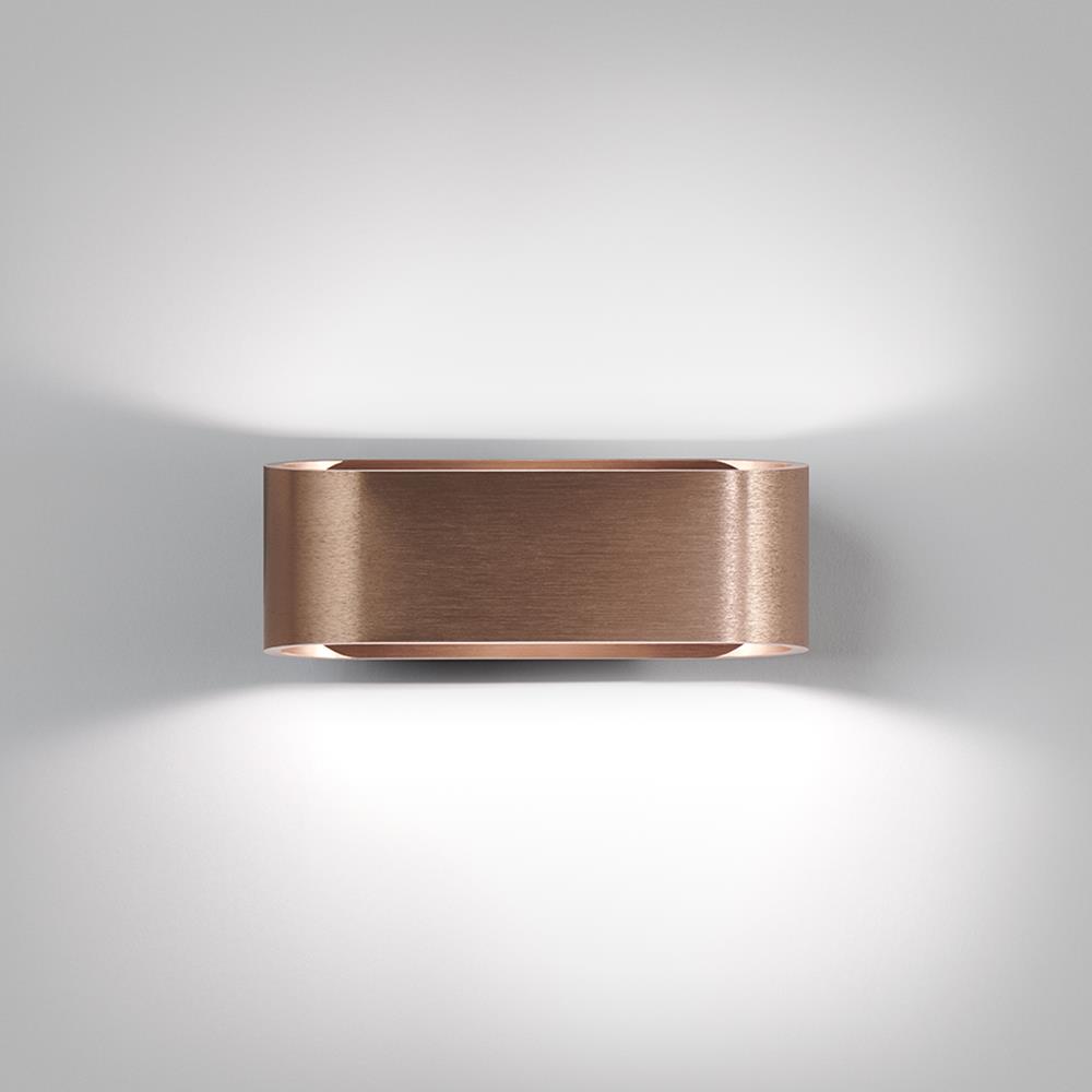 Aura Up Down Wall Light Small Rose Gold