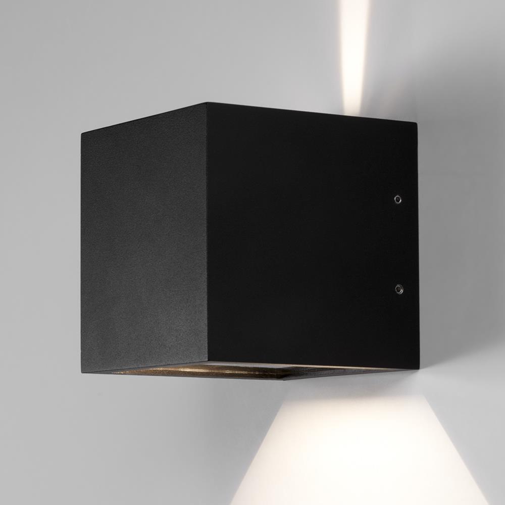 Cube Wall Light Led Standard Black Standard