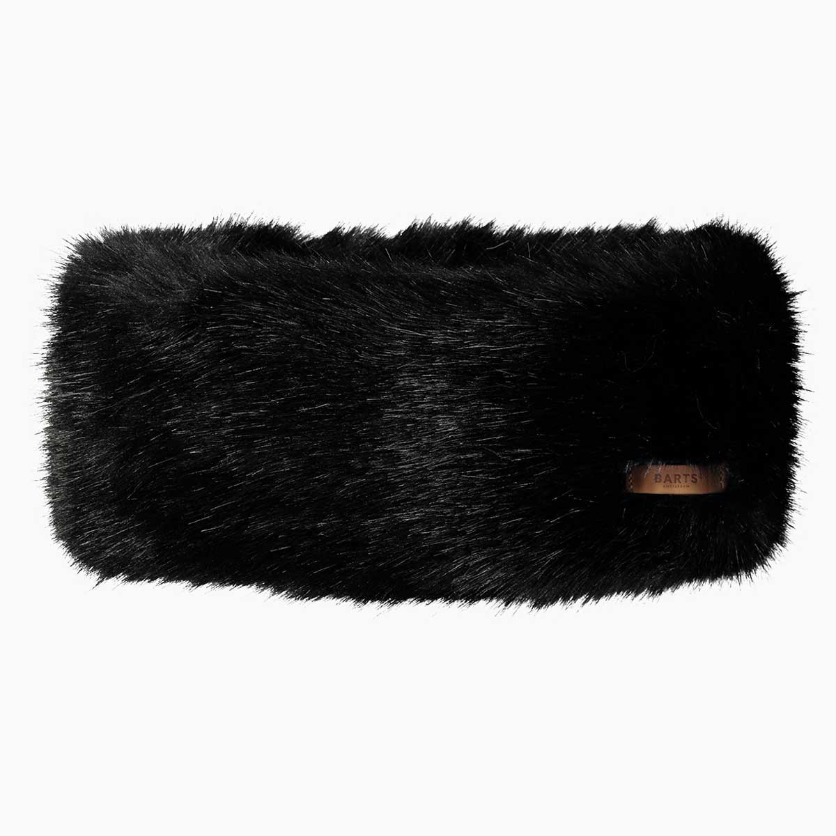 Barts Fur Headband, Black, one size