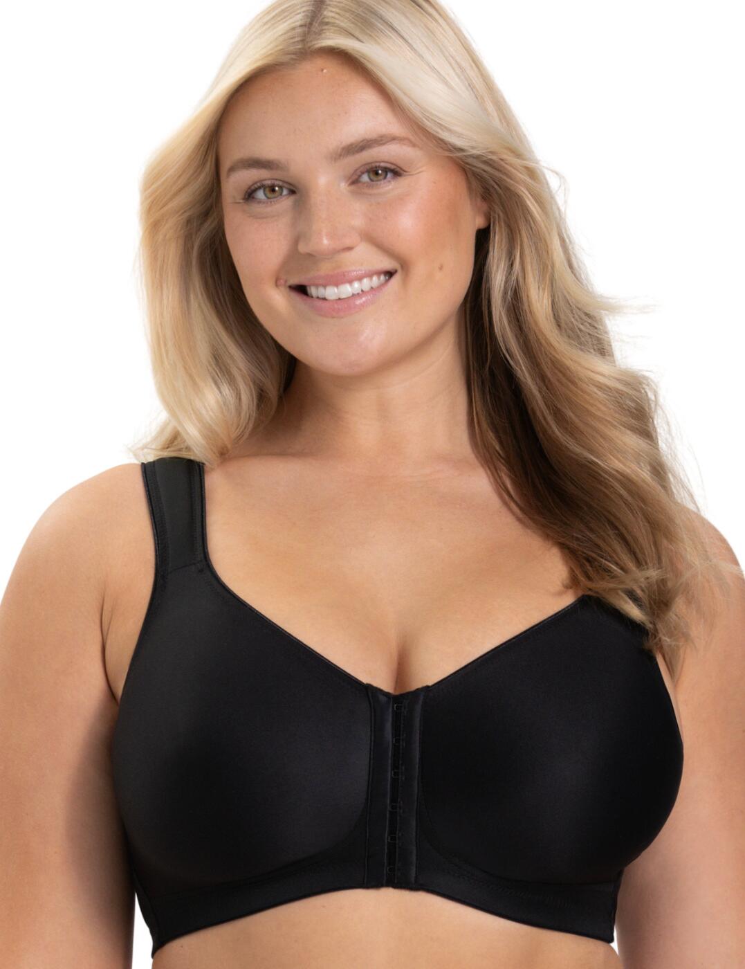 Welcoming Miss Mary of Sweden Keep Fresh bra a perfect blend of comfort and style for the elegant woman. With non-wired, non-padded cups for a natural silhouette, adjustable padded straps for all-day support, and a convenient and easy front fastening hook and eye closure, it's ideal for everyday wear. This bra offers medium support and a seamless design for a smooth finish under clothing, making this bra a perfect addition to your lingerie collection. Elevate your underwear game with Miss Mary of Sweden Keep Fresh.